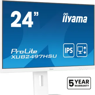 iiyama ProLite XUB2497HSU-W2 Computerbildschirm 60,5 cm (23.8″) 1920 x 1080 Pixel Full HD LED Weiß iiyama ProLite XUB2497HSU-W2 Computerbildschirm 60,5 cm (23.8″) 1920 x 1080 Pixel Full HD LED Weiß