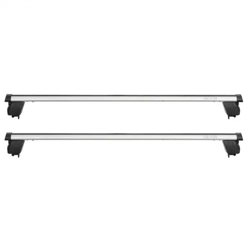 VEVOR 2 x Dachgepäckträger Querträger 90 kg Tragkraft, Abschließbare Dachträger für PKW SUV, Passend für Erhöhte & Bündige Dachreling, 180-1035 mm Relingabstand, für Dachbox Kanu Fahrrad Transportkorb – Bild 9