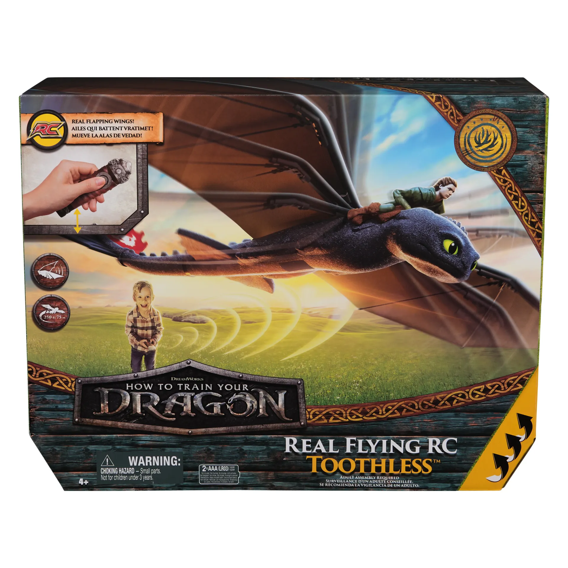 DreamWorks Dragons Drachenzähmen leicht gemacht – Remote Control, Fliegender Drache Ohnezahn mit Fernbedienung DreamWorks Dragons Drachenzähmen leicht gemacht – Remote Control, Fliegender Drache Ohnezahn mit Fernbedienung