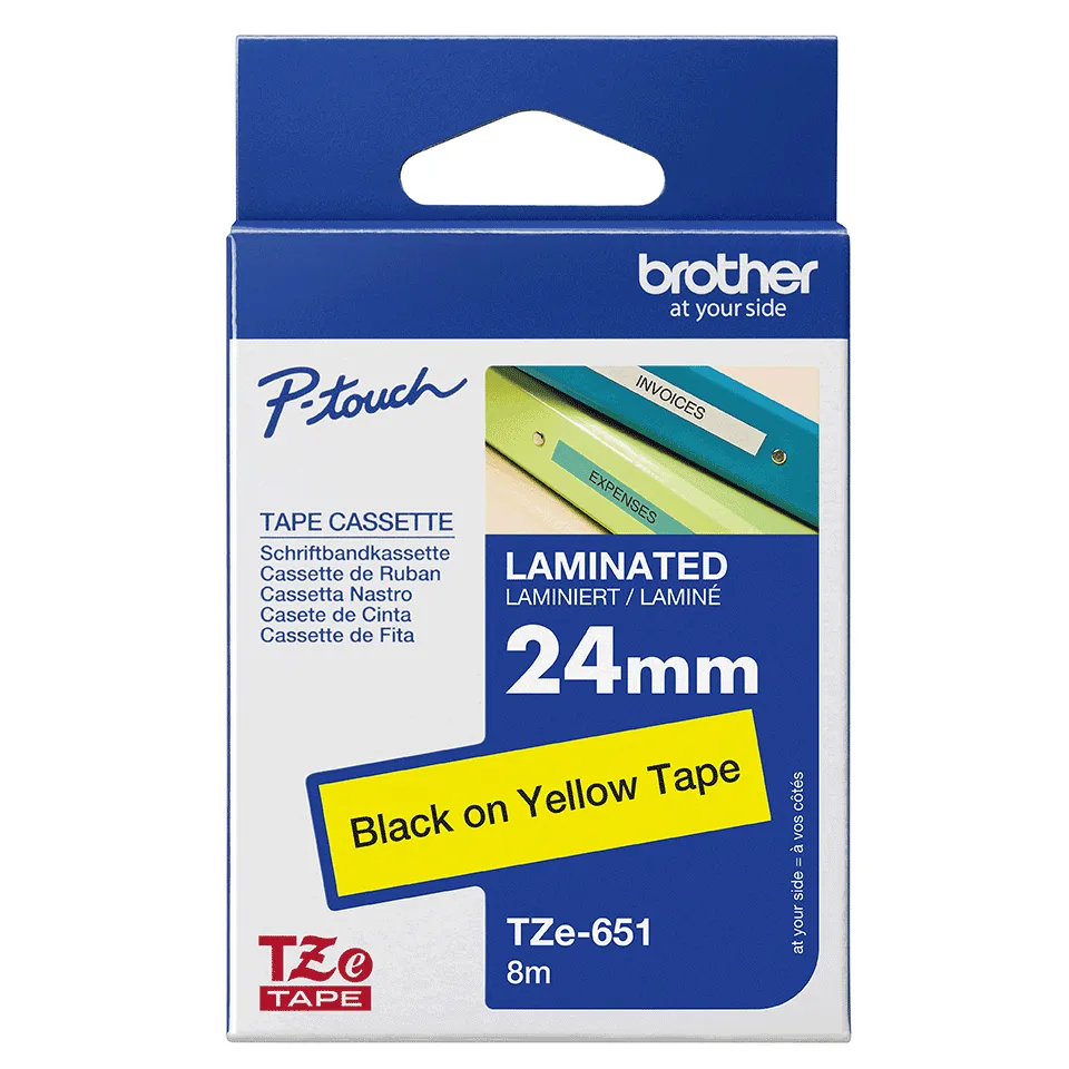 Brother TZE-651 Etiketten erstellendes Band – Bild 3