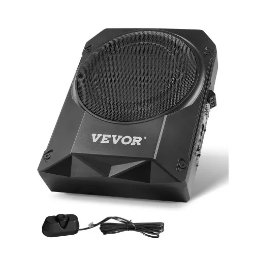 VEVOR Untersitz Auto Subwoofer 400 W 254 mm schlanker Auto Subwoofer mit Stromversorgung, Subsystem mit eingebautem Verstärker, Hoch-/Niedrigpegel-Eingang und Lautstärkeregler für SUVs Lkws VEVOR Untersitz Auto Subwoofer 400 W 254 mm schlanker Auto Subwoofer mit Stromversorgung, Subsystem mit eingebautem Verstärker, Hoch-/Niedrigpegel-Eingang und Lautstärkeregler für SUVs Lkws