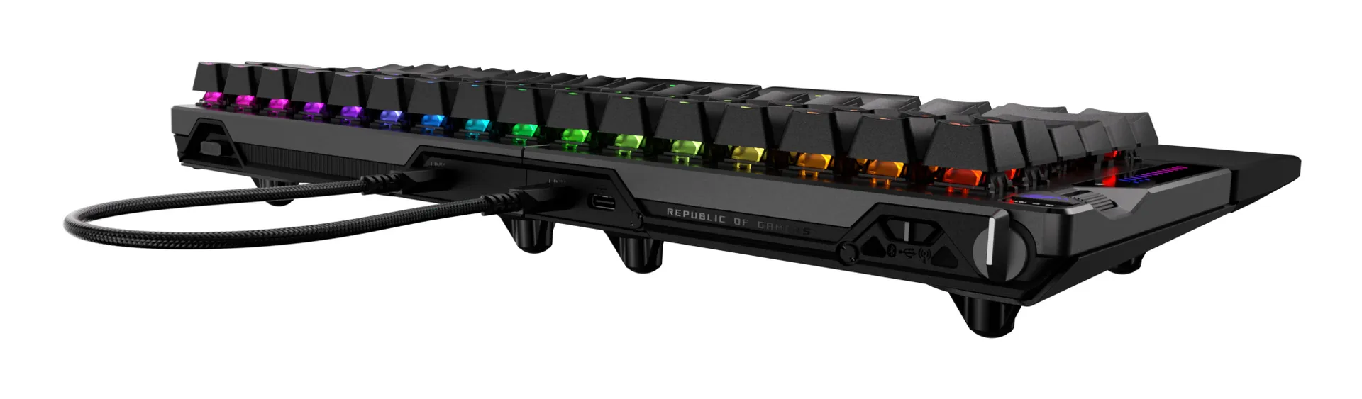 ASUS ROG Falcata Tastatur Gaming USB + RF Wireless + Bluetooth QWERTZ Deutsch Schwarz – Bild 7