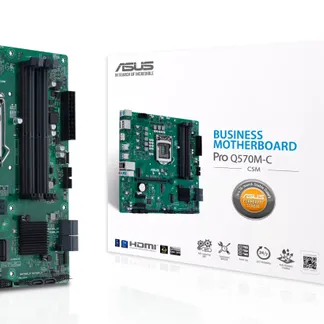 ASUS PRO Q570M-C/CSM Intel Q570 LGA 1200 (Socket H5) micro ATX ASUS PRO Q570M-C/CSM Intel Q570 LGA 1200 (Socket H5) micro ATX