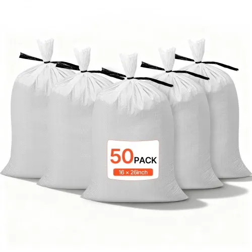 VEVOR Sandsäcke für Hochwasser, 50er-Pack, 400×660 mm, Gewebesäcke mit Bändern, 22,6 kg Tragkraft, Polypropylen-Hochwasssersandsäcke, reißfest & UV-beständig, für Hochwasserschutzbarrieren VEVOR Sandsäcke für Hochwasser, 50er-Pack, 400×660 mm, Gewebesäcke mit Bändern, 22,6 kg Tragkraft, Polypropylen-Hochwasssersandsäcke, reißfest & UV-beständig, für Hochwasserschutzbarrieren