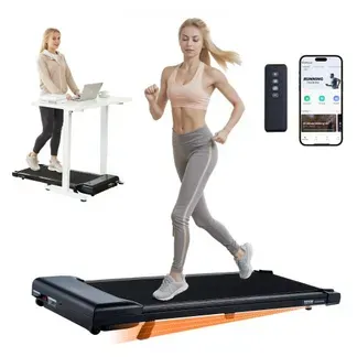 VEVOR Walking Pad Laufband unter den Schreibtisch, Laufband zum Arbeiten, funktionierendes Laufband mit 120 kg Tragkraft, tragbares Pad mit 2,5 PS, Fernbedienung LED-Anzeige 1-6 km/h Einstellbar VEVOR Walking Pad Laufband unter den Schreibtisch, Laufband zum Arbeiten, funktionierendes Laufband mit 120 kg Tragkraft, tragbares Pad mit 2,5 PS, Fernbedienung LED-Anzeige 1-6 km/h Einstellbar