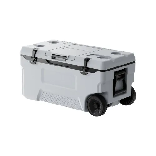 VEVOR tragbare Kühlbox (74 Qt / 120 Dosen) mit Eisspeicherung & robusten Griffen & Getränkehalter, isolierte tragbare Kühlbox aus stabilem Material, geeignet für Familienpicknicks und lange Reisen VEVOR tragbare Kühlbox (74 Qt / 120 Dosen) mit Eisspeicherung & robusten Griffen & Getränkehalter, isolierte tragbare Kühlbox aus stabilem Material, geeignet für Familienpicknicks und lange Reisen