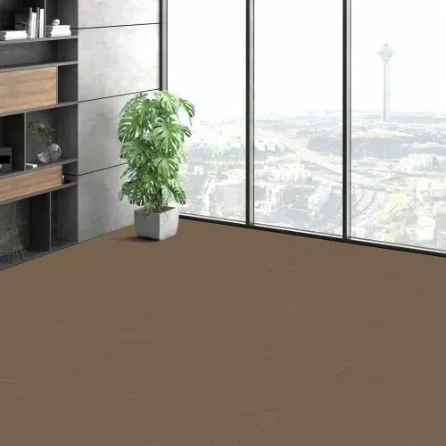 VEVOR Teppichfliesen zum Abziehen und Aufkleben, 457x457mm, selbstklebende Teppichbodenfliesen, weich gepolsterte Teppichfliesen, DIY-Installation für Schlafzimmer, Wohnzimmer (10 Stk., Dunkelbraun) – Bild 7