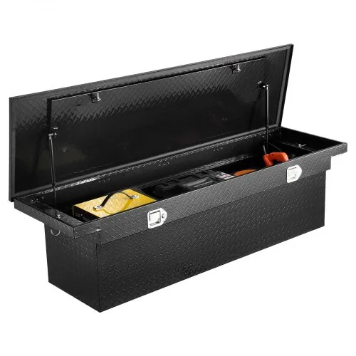 VEVOR Crossover Lkw Werkzeugkasten für die Ladefläche (1851 x 502 x 380 mm) abschließbare & wasserdichte Werkzeugkisten aus Aluminium Truckbox für Pick-ups Wohnmobilanhänger schwarz VEVOR Crossover Lkw Werkzeugkasten für die Ladefläche (1851 x 502 x 380 mm) abschließbare & wasserdichte Werkzeugkisten aus Aluminium Truckbox für Pick-ups Wohnmobilanhänger schwarz