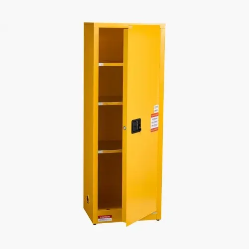 VEVOR Brennbarer Lagerschrank 87,06 L, 59 x 46 x 165,1 cm Brandschutzschrank mit Verstellbarem Regal, Kaltgewalzter und Verzinkter Stahl-Brandschutzschrank, für Gewerbliche, Industrielle Nutzung, Gelb – Bild 8