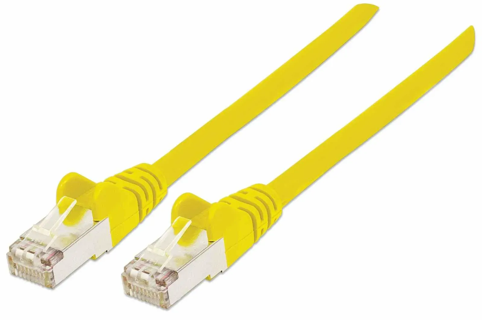Intellinet Netzwerkkabel mit Cat6a-Stecker und Cat7-Rohkabel, S/FTP, 100% Kupfer, LS0H, 5 m, gelb Intellinet Netzwerkkabel mit Cat6a-Stecker und Cat7-Rohkabel, S/FTP, 100% Kupfer, LS0H, 5 m, gelb