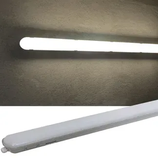 Wand-& Deckenleuchte “HP-63” IP65, 150cm 56W, 4000k, neutralweiß, 6600 Lumen # Achtung! Separates Sperrgut-Paket # Wand-& Deckenleuchte “HP-63” IP65, 150cm 56W, 4000k, neutralweiß, 6600 Lumen # Achtung! Separates Sperrgut-Paket #