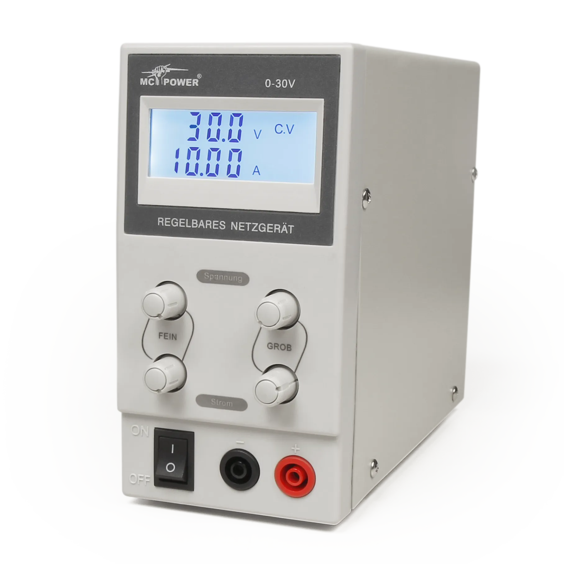Labornetzgerät McPower “LBN-3010“, 0-30V, 0-10A regelbar, LC-Anzeige Labornetzgerät McPower “LBN-3010“, 0-30V, 0-10A regelbar, LC-Anzeige
