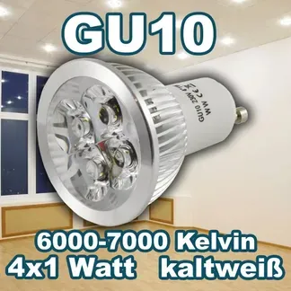 Synergy 21 LED Retrofit GU10 4x1W cw Synergy 21 LED Retrofit GU10 4x1W cw