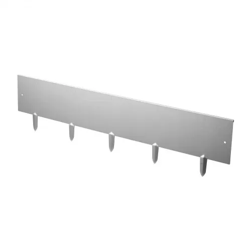 VEVOR Rasenkante, 10er-Pack, 100x23 cm Beeteinfassung, Cortenstahl Beetumrandung mit 11 Verbindungsplatten, Beetbegrenzung Rasenbleche Mähkante Metall Gartenpalisade für Blumenbeete & Gartenwege – Bild 8