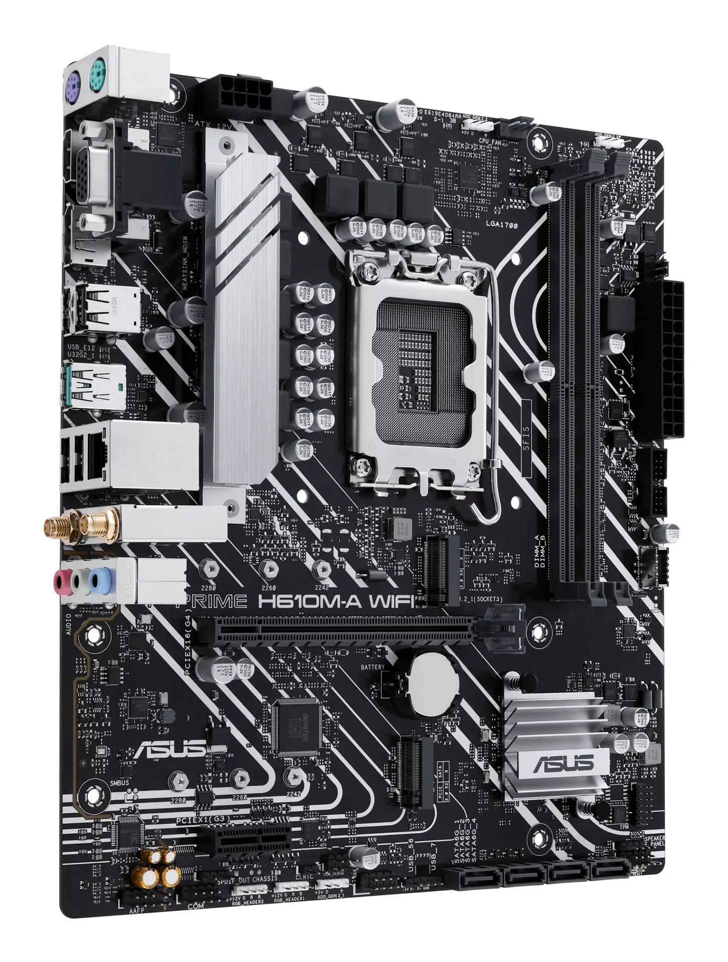 ASUS PRIME H610M-A WIFI Intel H610 LGA 1700 micro ATX – Bild 2