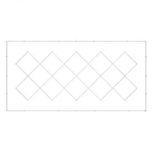 VEVOR LED-Garagenleuchten, 88000 lm, 6500 K, 14 Rastersysteme, quadratische Garagen-Deckenleuchten, DIY, kaltweiß, Autodetaillierung, Garagenbeleuchtung, superhelles Ladenlicht für Keller, Lager, Auto-Schönheitswerkstatt – Bild 8
