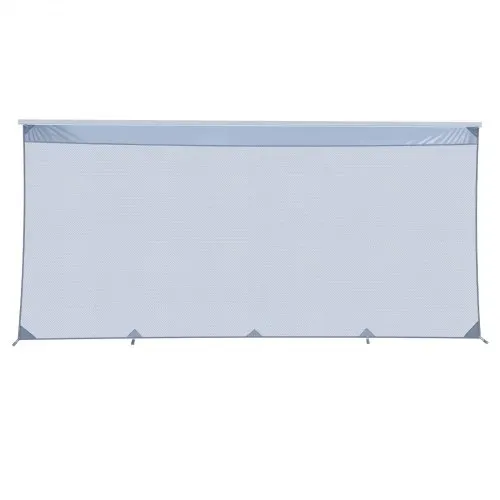 VEVOR Sonnenschutz (2 x 4,3 m) für Markisen (4,5 m), Markisen-Vorderwand aus Polyester-Netzgewebe, Doppelt Genähter & Atmungsaktiver Sichtschutz für Wohnmobil, Camping & Wohnwagen – Bild 10
