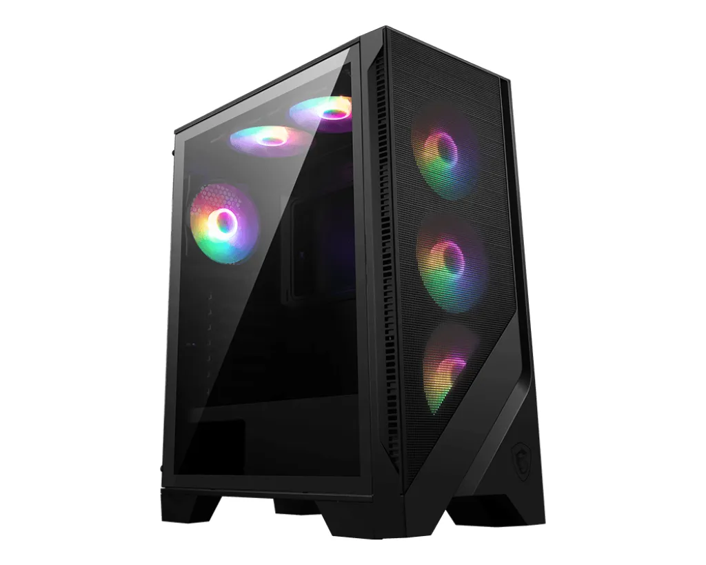 MSI MAG Forge 120A AIRFLOW Midi Tower Schwarz, Transparent MSI MAG Forge 120A AIRFLOW Midi Tower Schwarz, Transparent