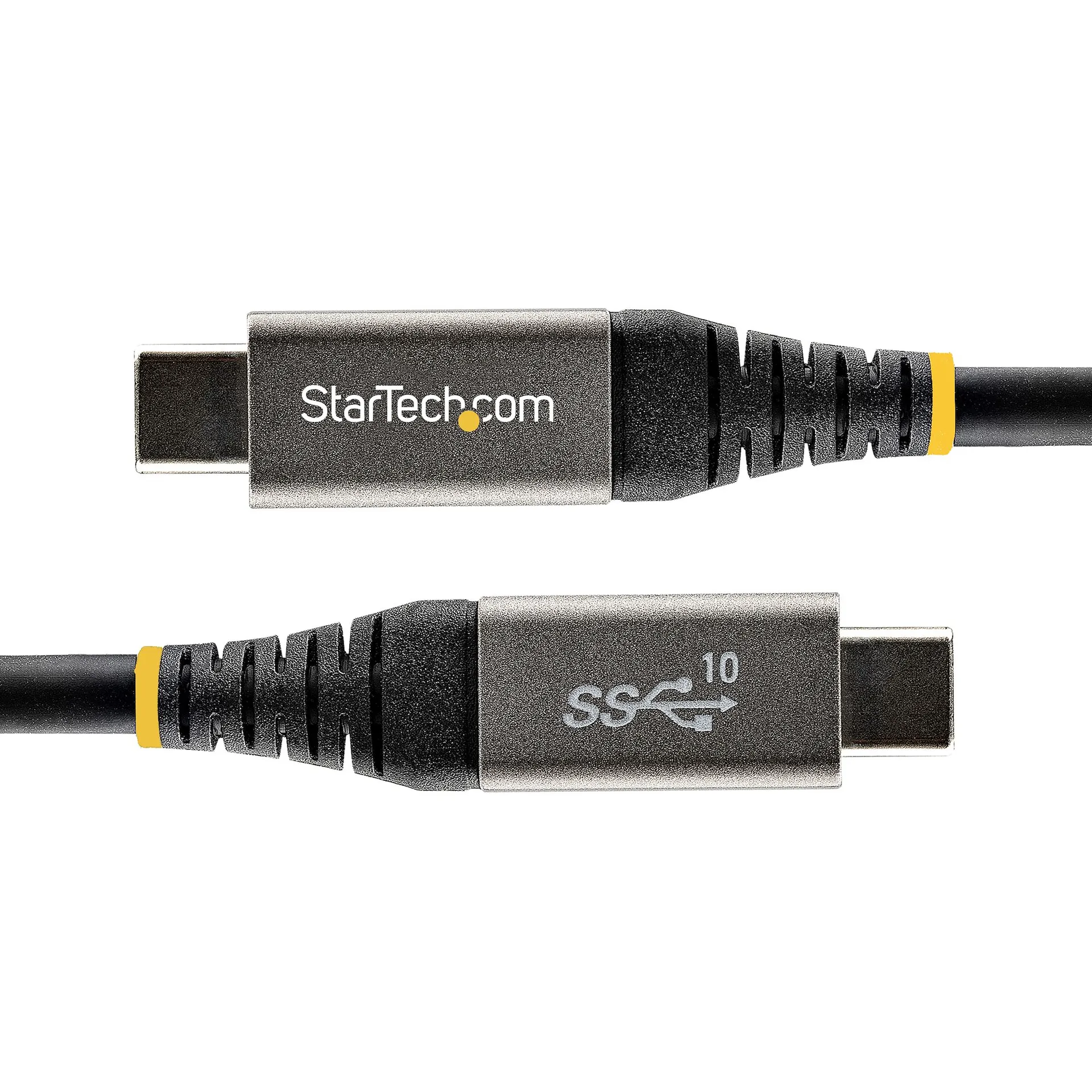StarTech.com 50cm USB-C Kabel, USB 10Gbps, 100W (5A) Power Delivery, 8K 60Hz / 4K 144Hz DP-Alt-Modus - Thunderbolt-Kompatibel – Bild 4