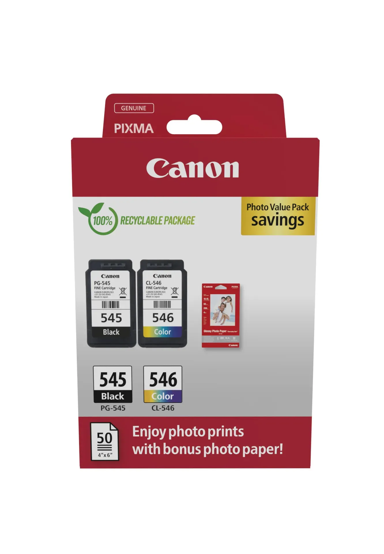 Canon PG-545/CL-546 Photo Value Pack Canon PG-545/CL-546 Photo Value Pack