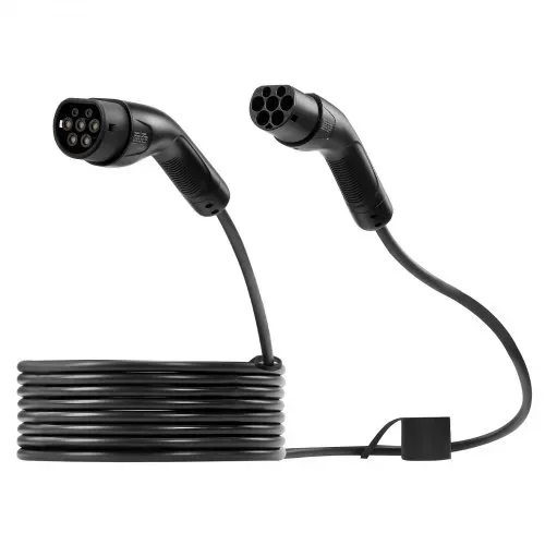 VEVOR EV Ladekabel, 32 A, 10 m, max. 22 kW, Verlängerungskabel, kompatibel mit Typ-2-Ladegeräten für Elektrofahrzeuge, 3-Phasen-Wechselstrom, 480 V, 50 Hz, IP65, Autoladekabel mit Tragetasche – Bild 9