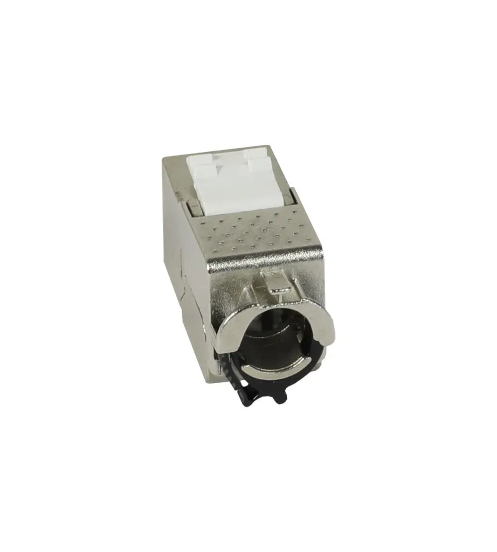 Keystone, Modul, TP-Buchse(RJ45), CAT6A, 500MHz, Slim-line, mit Kabelklemme, Synergy 21, – Bild 3