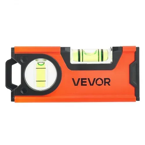 VEVOR 4 tlg. Wasserwaage Set, 12/30/60/100cm Richtwaage mit 3 Libellen 90°/45°/0° 0,5mm/m, Maurerwaage Meganetisch mit Vertical-View-Funktion & Aufhängeloch, Messwerkzeug für Baustelle Hausrenovierung – Bild 10