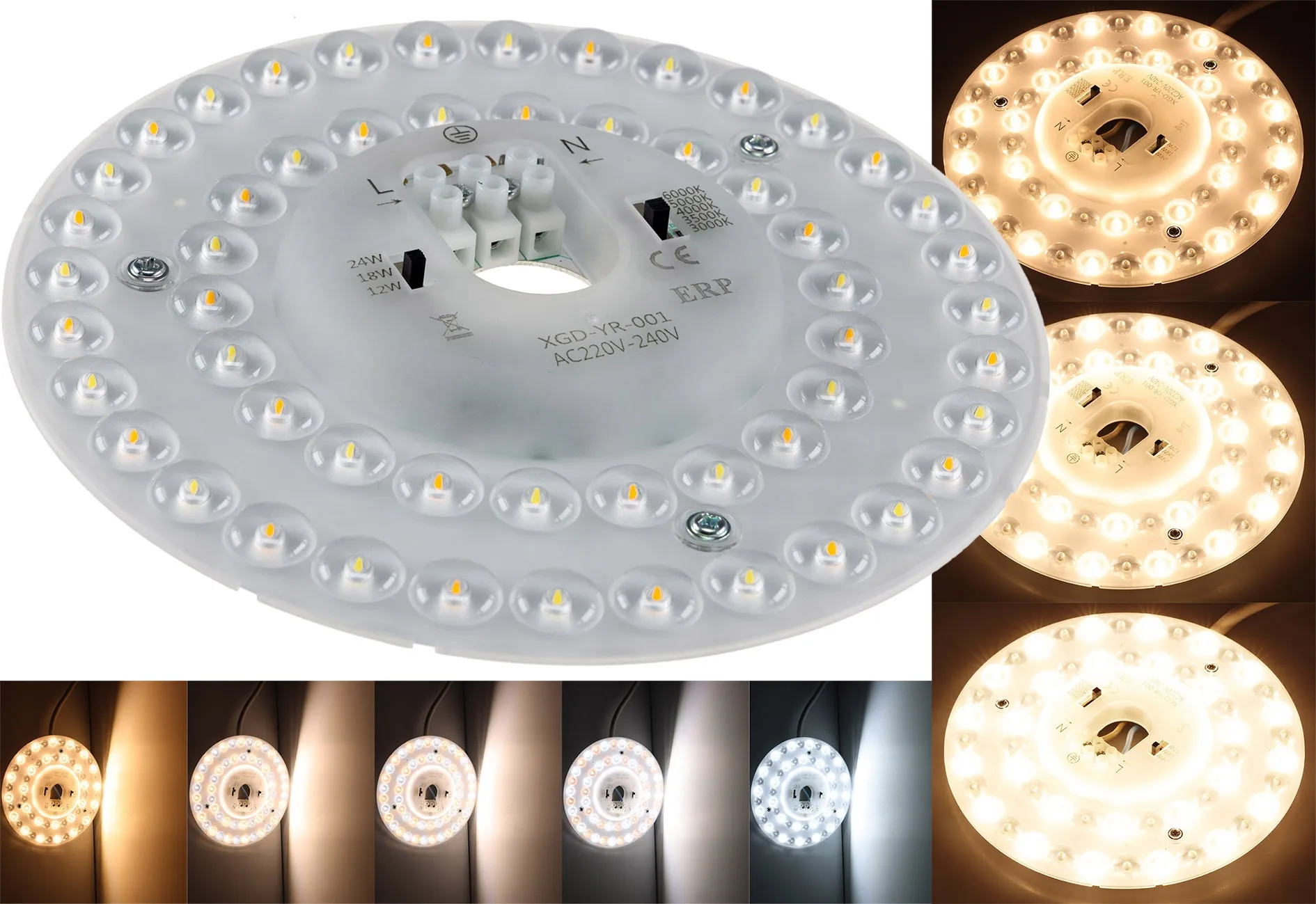 LED Umrüstmodul „UM1224cct“ für Leuchten Ø 17cm, 12-18-24W, Magnethalter LED Umrüstmodul „UM1224cct“ für Leuchten Ø 17cm, 12-18-24W, Magnethalter