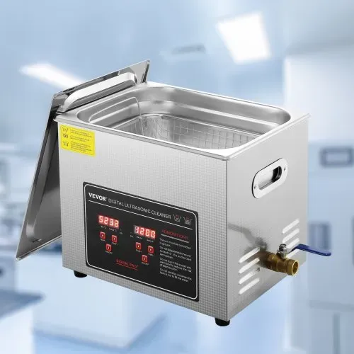 VEVOR Ultraschallreiniger Ultraschall Edelstahl-Reinigungsgerät 300 W, 10 L Ultraschallreinigungsgerät mit digitaler Anzeige 0-30 Min, Reinigung Ultraschall für Schmuck, Brillen, Uhren usw. – Bild 7