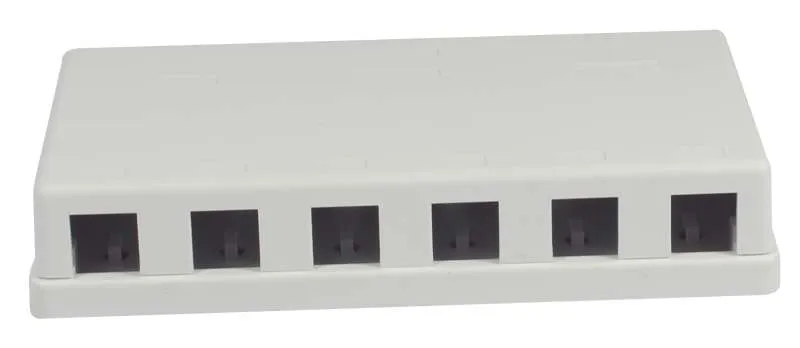 Keystone, Modulträger, Patchpanel für 6x TP-Modul, Aufputz, weiss(ABS), Synergy 21, Keystone, Modulträger, Patchpanel für 6x TP-Modul, Aufputz, weiss(ABS), Synergy 21,
