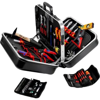 Werkzeugkoffer „BIG Twin Move“ Elektro, 63-teilig, Werkzeug-Set Werkzeugkoffer „BIG Twin Move“ Elektro, 63-teilig, Werkzeug-Set