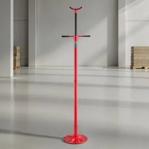 VEVOR Unterhub-Stützständer 750 kg, Höhenverstellbarer (1376–2128 mm) Wagenheberständer mit Kugelgelagertem Drehgriff & Selbstsichernder Gewindeschraube, zur Unterstützung von Fahrzeugkomponenten – Bild 7