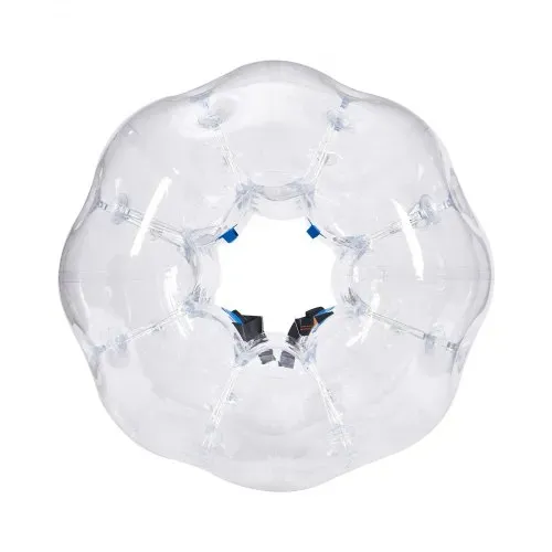 VEVOR Aufblasbarer Bump Ball Bumper Stoßball 1 Stk. 1,2 m x 1,03 m, Menschlicher Kollisionsball, PVC-Körperblasen-Bounce-Ball für Outdoor-Aktivitäten, Transparente Punkte Aufblasbarer Bumper Ball – Bild 10