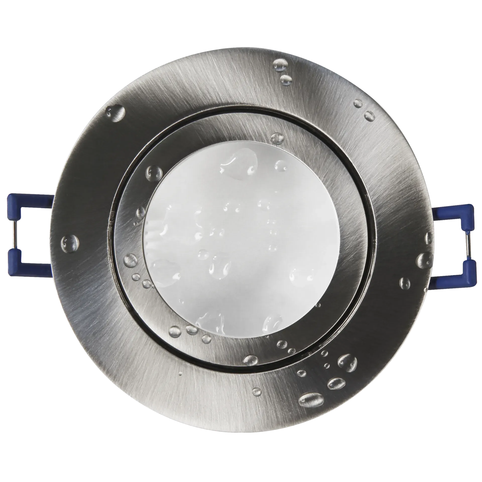 Einbaurahmen McShine ''DL-54'' rund, Clip-Verschluss, IP44, Edelstahl gebürstet – Bild 2