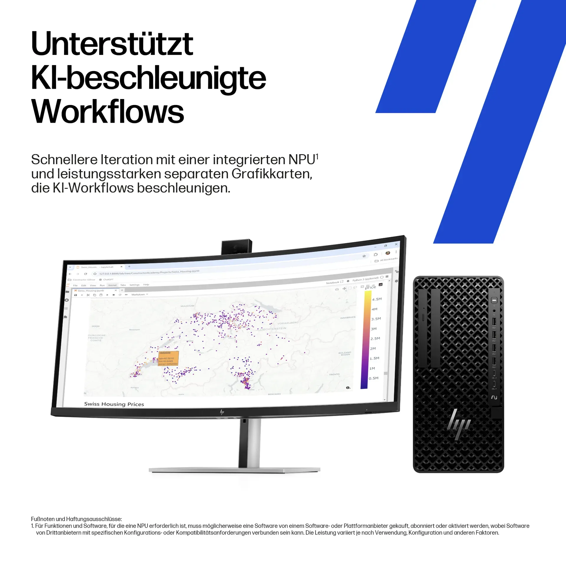 HP Z1 G1i Intel Core Ultra 7 265 32 GB DDR5-SDRAM 1 TB SSD Windows 11 Pro Tower Arbeitsstation AI Workstation, AI PC Schwarz – Bild 7