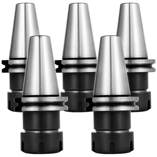 VEVOR 5-teiliges Spannzangen-Set, CAT40 ER32 Spannzangenfutter, für CNC-Graviermaschine und Fräsdrehmaschine (CAT40 ER32) VEVOR 5-teiliges Spannzangen-Set, CAT40 ER32 Spannzangenfutter, für CNC-Graviermaschine und Fräsdrehmaschine (CAT40 ER32)