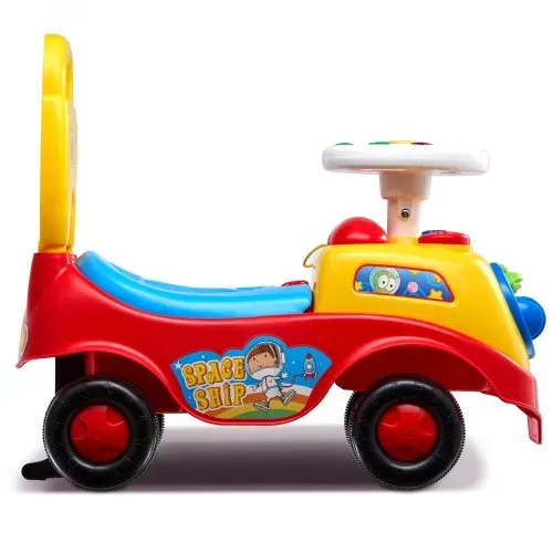 VEVOR Aufsitzauto für Kleinkinder, Alter 1–3, Ride Racer, Aufsitzspielzeug für Kleinkinder zum Sitzen und Stehen, klassisches Aufsitzauto für Kinder mit Musiklenkrad, Hupe und Stauraum unter dem Sitz, Aufsitzspielzeug für Jungen und Mädchen – Bild 8
