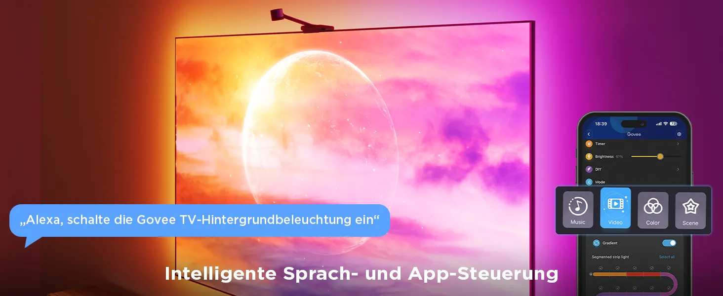 Govee H6098 Intelligenter Leuchtstreifen Wi-Fi/Bluetooth – Bild 7