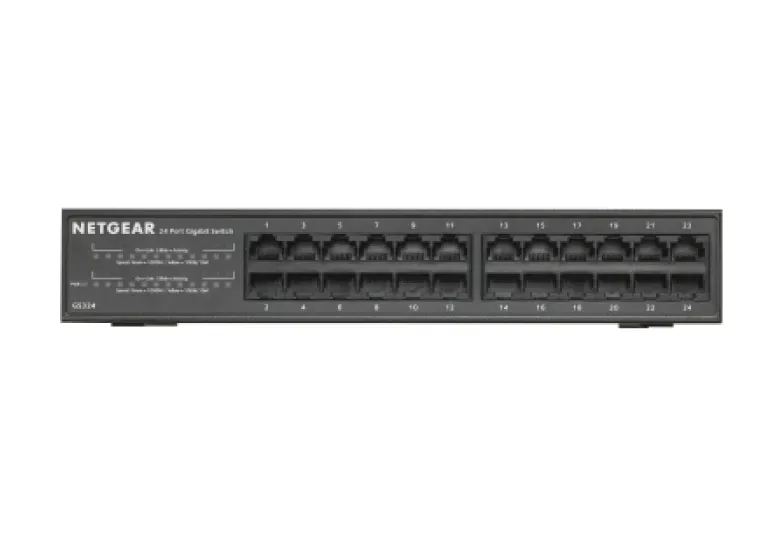 NETGEAR GS324 Unmanaged Gigabit Ethernet (10/100/1000) Schwarz – Bild 2