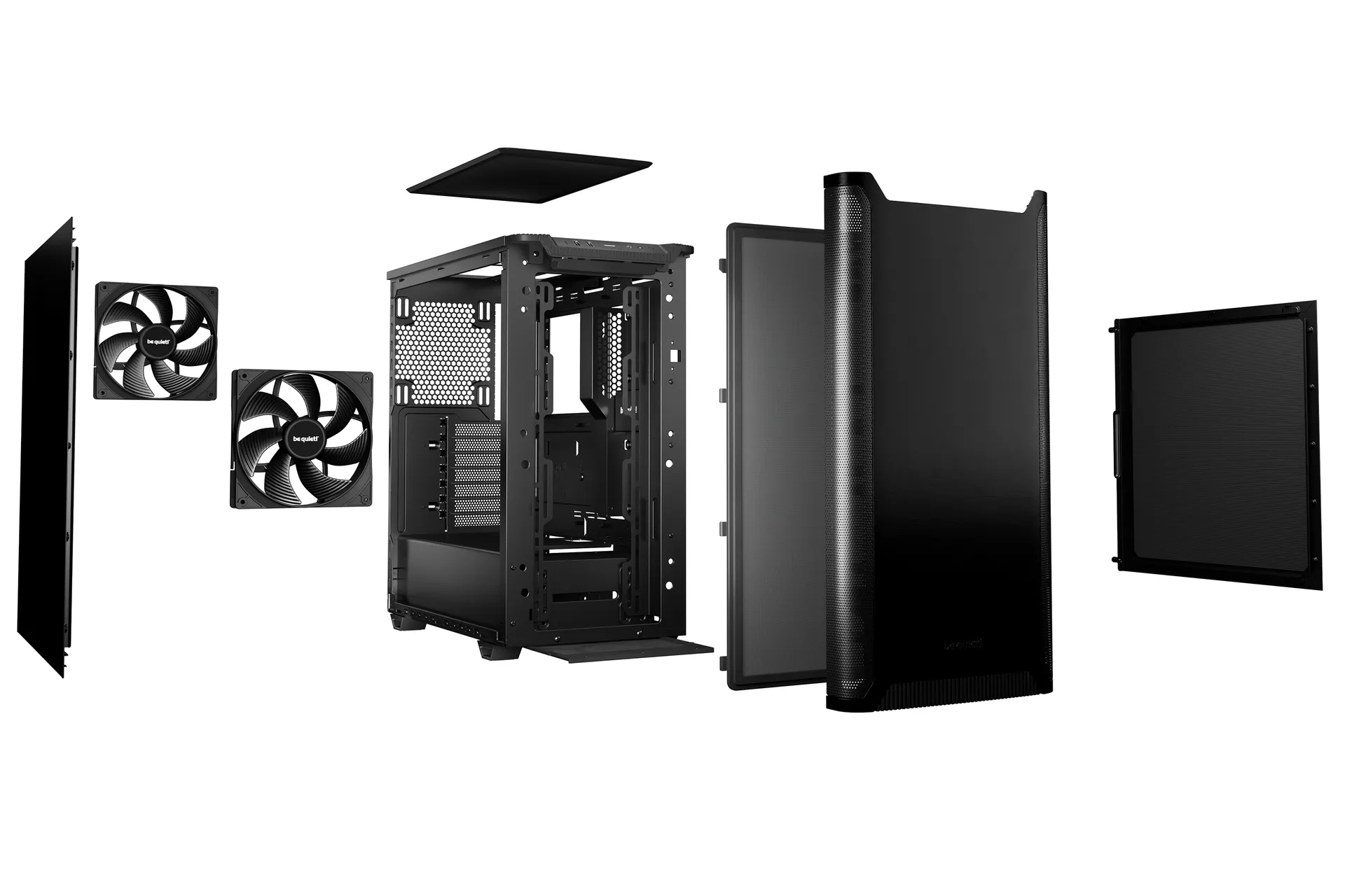be quiet! PURE BASE 501 Black Midi Tower Schwarz – Bild 4