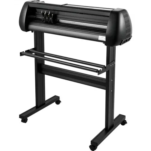 VEVOR Vinyl Schneidemaschine Schneideplotter 720 mm SignMaster Bodenständer, Plottermaschine Schnittgeschwindigkeit 10–800 mm / s, Schnittkraft 10-500 g, Schrittmotor, fünf Vinylrollen, 16 MB, 13,5 kg – Bild 8