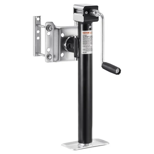 VEVOR Anhängerheber, 2267 kg dynamische Tragkraft, Anhängerstütze, Reiseanhänger, Ausdrehstütze, 365 mm Hebeständer mit Griff für Wohnwagenanhänger, Pferdeanhänger, Nutzanhänger und Yachtanhänger VEVOR Anhängerheber, 2267 kg dynamische Tragkraft, Anhängerstütze, Reiseanhänger, Ausdrehstütze, 365 mm Hebeständer mit Griff für Wohnwagenanhänger, Pferdeanhänger, Nutzanhänger und Yachtanhänger