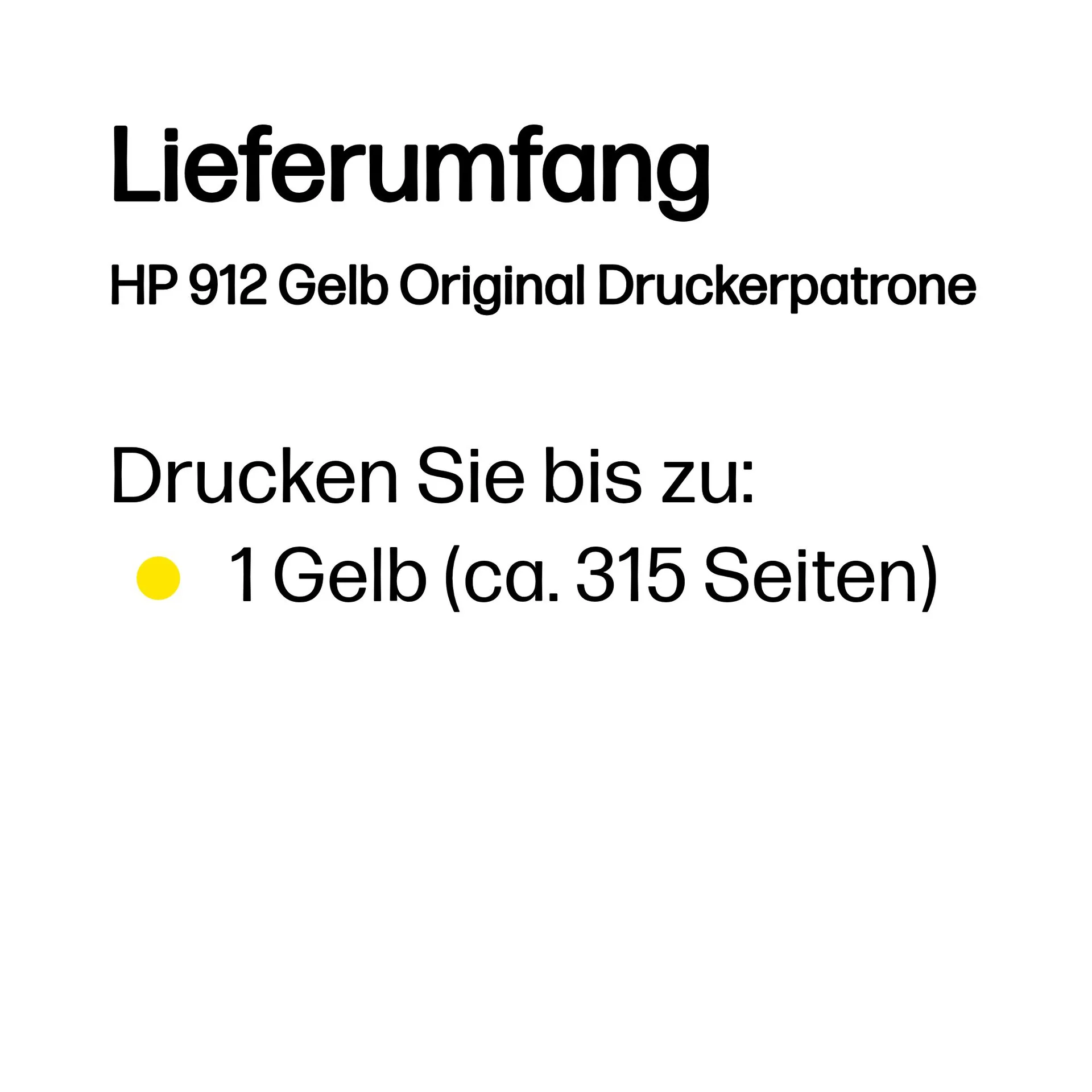 HP 912 Gelb Original Druckerpatrone – Bild 2