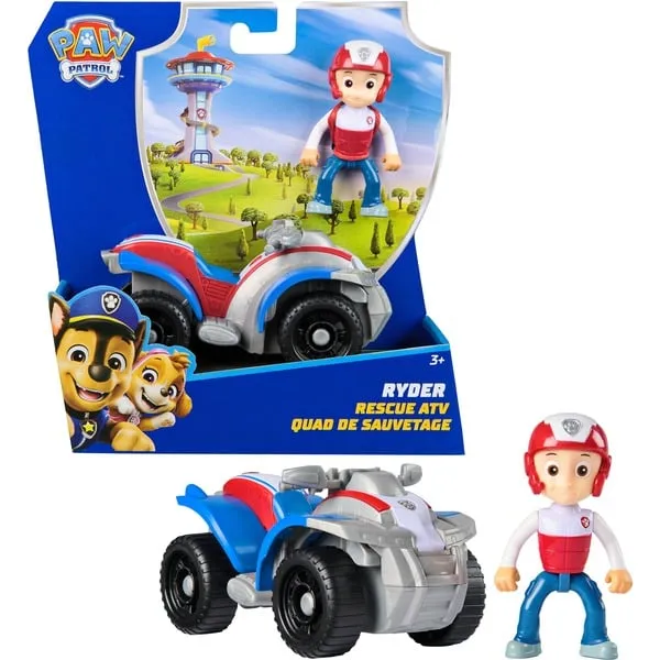 PAW Patrol – Ryder-Figur mit Quad-Rettungsfahrzeug, stabiles Basis-Fahrzeug (2025), authentisches Spielzeug zur Serie für Kinder ab 3 Jahren PAW Patrol – Ryder-Figur mit Quad-Rettungsfahrzeug, stabiles Basis-Fahrzeug (2025), authentisches Spielzeug zur Serie für Kinder ab 3 Jahren