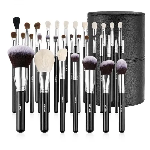 VEVOR Pinselset Makeup, 34-teilig, professionelles Schminkpinsel Set für Foundation, Lidschatten, Concealer, Rouge, mit weichen Borsten, ergonomischem Holzgriff, Reise-Aufbewahrungsetui VEVOR Pinselset Makeup, 34-teilig, professionelles Schminkpinsel Set für Foundation, Lidschatten, Concealer, Rouge, mit weichen Borsten, ergonomischem Holzgriff, Reise-Aufbewahrungsetui