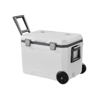 VEVOR tragbare Kühlbox (45 Qt / 64 Dosen) mit Eisspeicherung & robusten Griffen & Getränkehalter, isolierte tragbare Kühlbox aus stabilem Material, geeignet für Familienpicknicks und lange Reisen VEVOR tragbare Kühlbox (45 Qt / 64 Dosen) mit Eisspeicherung & robusten Griffen & Getränkehalter, isolierte tragbare Kühlbox aus stabilem Material, geeignet für Familienpicknicks und lange Reisen