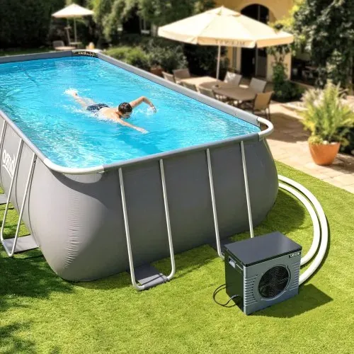 VEVOR Pool-Wärmepumpe 4160 W Nennleistung, Elektrische Poolheizung für Aufstellpools bis 15 m³, Max. COP 5,14, Geräuscharm, FI-Schutzschalter, Heiztemperatur 15–40 °C, Heiz- & Kühlmodus – Bild 7