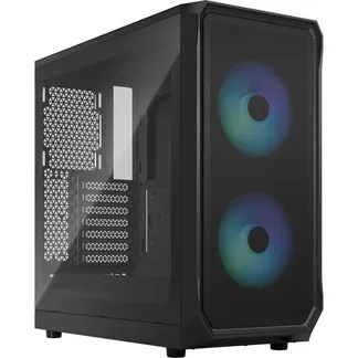 Focus 2 RGB Black TG Clear Tint, Tower-Gehäuse Focus 2 RGB Black TG Clear Tint, Tower-Gehäuse