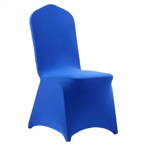 VEVOR Stuhlhussen Stuhlbezug 50 Stk. waschbarer & abnehmbarer Stuhlüberzug aus Polyester-Spandex für Hochzeitsfeiern Esszimmerbankette Restaurant, passend für Stühle (51 x 45 x 95 cm) Königsblau – Bild 8