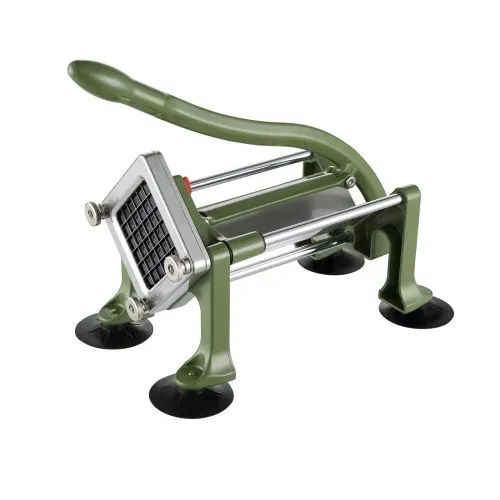 VEVOR Pommes-Frites-Schneider, Kartoffelschneider mit 1/2 Zoll Edelstahlklingen, manueller Kartoffelzerkleinerer mit Saugnäpfen & grünem Griff, ideal für Kartoffeln Pommes Frites Gurken Gemüse – Bild 10
